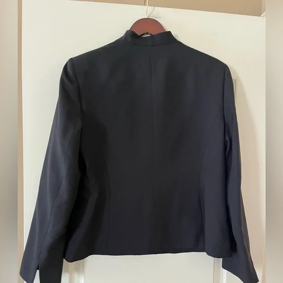 Kasper Rich Black One Button Blazer Women’s Size 12 - Picture 10 of 16